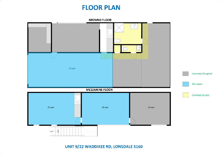 Warehouse & Office Space for Lease floor plan