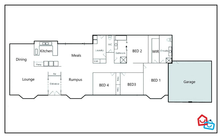 Modern Country Living with Accessibility and Space floor plan