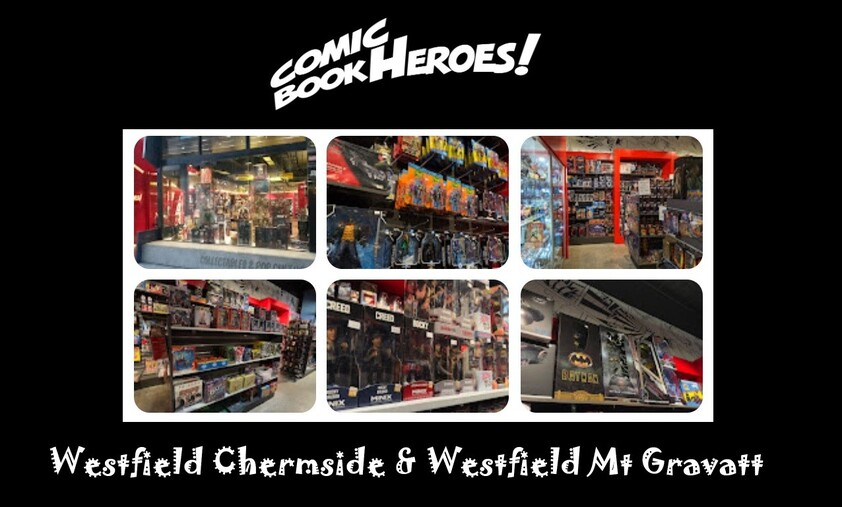 Comic Book Heroes - (2 Retail Shops Westfield Mt Gravatt and Virginia)