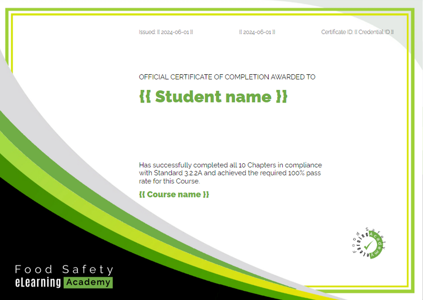 PASSIVE INCOME FROM ONLINE FOOD SAFETY COMPLIANCE TRAINING