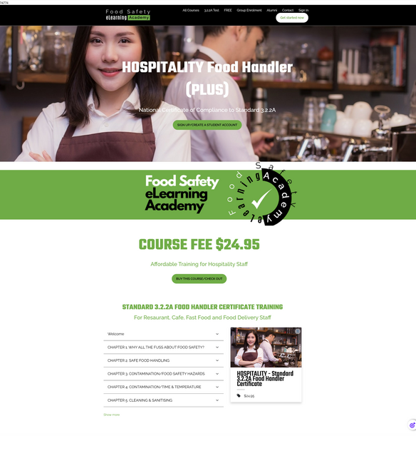 PASSIVE INCOME FROM ONLINE FOOD SAFETY COMPLIANCE TRAINING