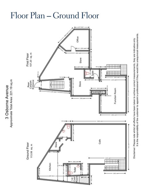 Charming Neighbourhood Café with Stunning Views Trevallyn floor plan