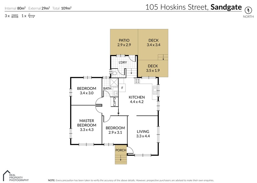Affordable Home with Future Potential Near Sandgate Village & Waterfront floor plan