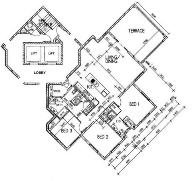 Experience the Essence of City Luxury with Stunning Sea Views floor plan
