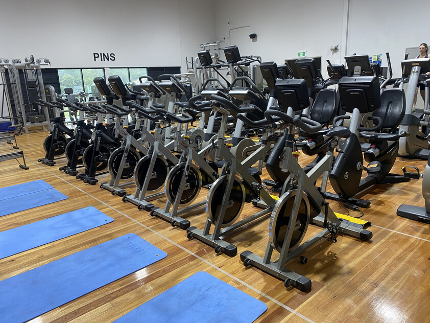 Physio room adjacent to gym with clinic vibe, private office at Just Sports Redbank