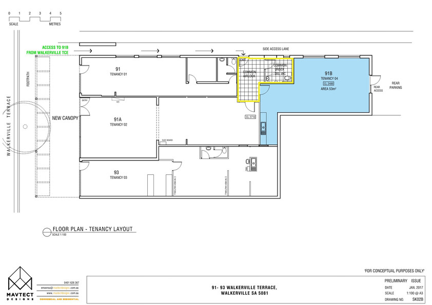 91B Walkerville Terrace, WALKERVILLE floor plan