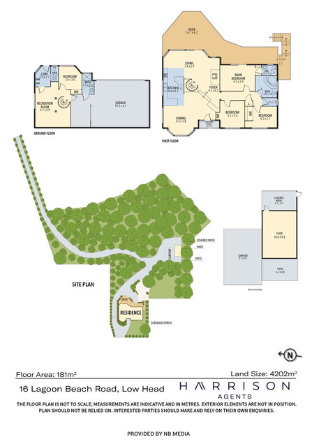 Enchanting Waterfront Living with Private Beach Access floor plan