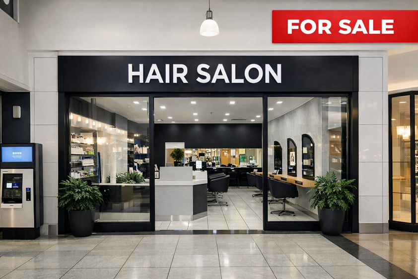 Coastal Boutique Hair Salon Modern Fitout, 12 Stations, Loyal Client Base