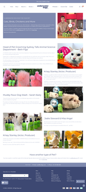 Award-Winning Australian Dog Haircare Brand with Global E-Commerce Opportunity