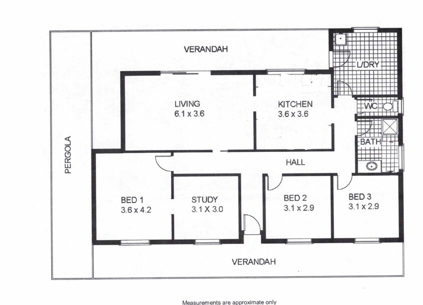 Semi-rural property in the heart of Goolwa North floor plan