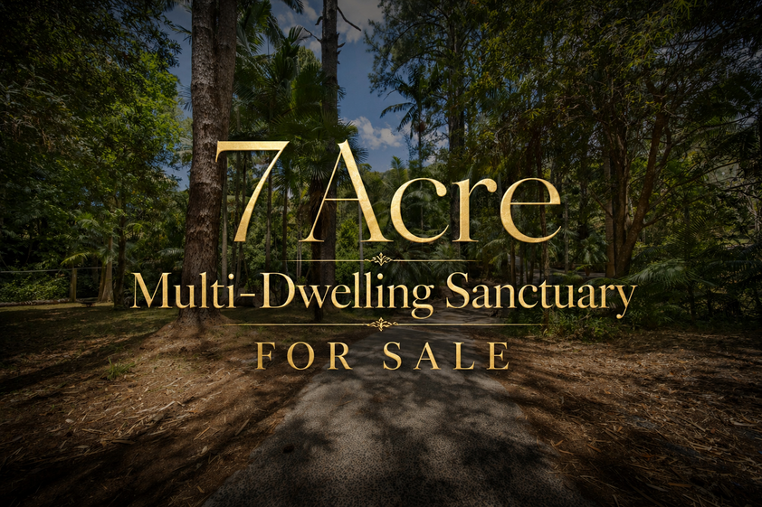 Private 7-Acre Byron Hinterland Sanctuary with Multiple Dwellings