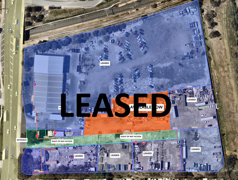 Industrial Land For Lease - Fully fenced and secured
