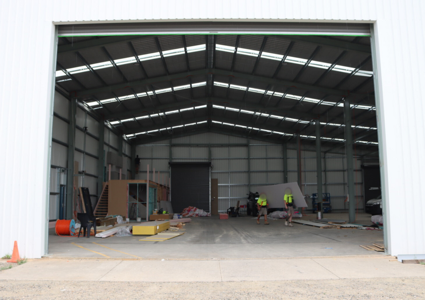 Large Commercial Shed Now Available
