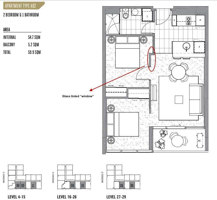 Stylish 2 bedroom CBD living with Car Park & Resort-Style Amenities floor plan