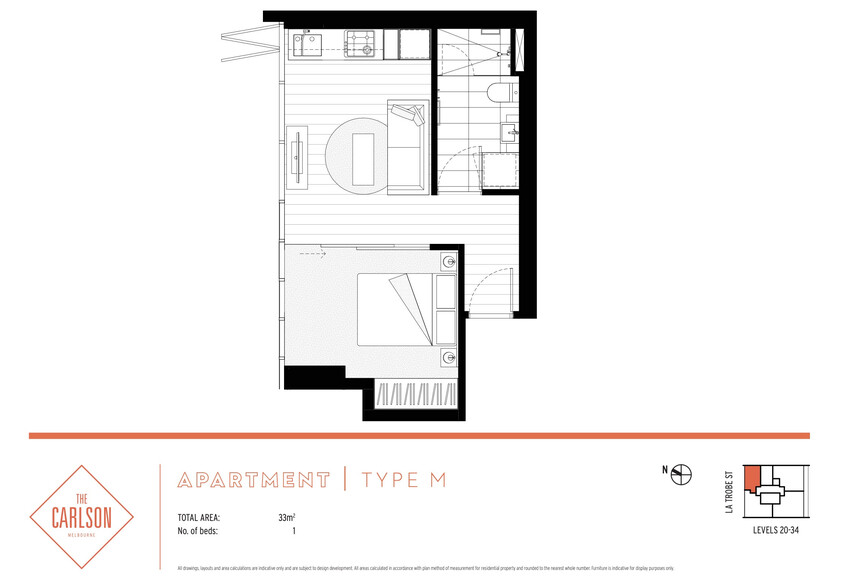 Smart CBD Living or Investment Opportunity floor plan