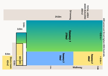 Commercial Investment.PRIME PROPERTY for a PIZZA RESTAURANT ,ITALIAN RESTURANT,TA,And FROZEN MEALS.ETC. floor plan