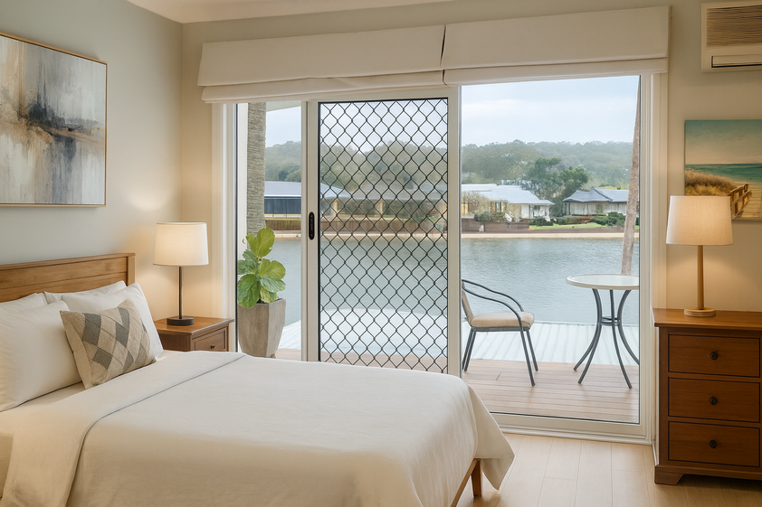 West facing Lakeside Townhouse + Resort Facilities