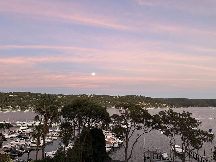 Sunset Views Over Sparkling Pittwater