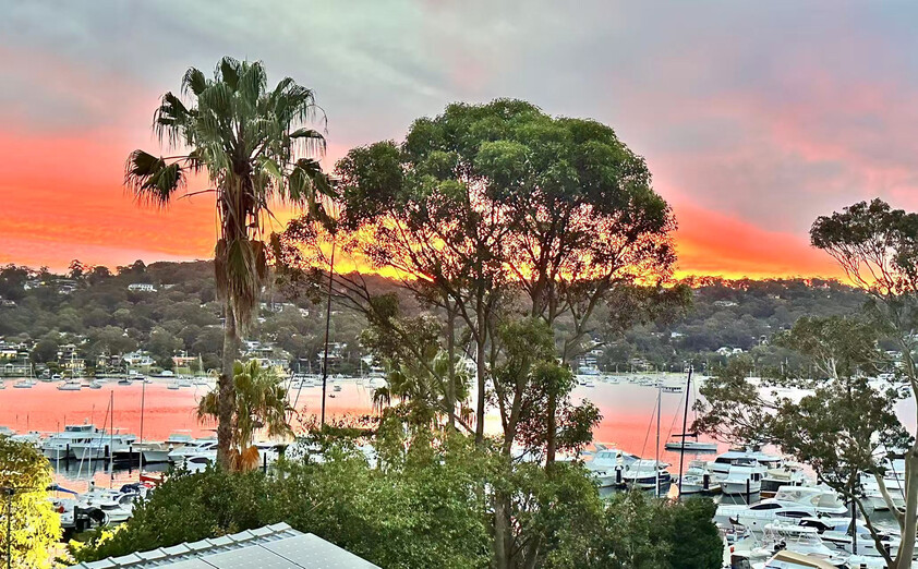 Sunset Views Over Sparkling Pittwater