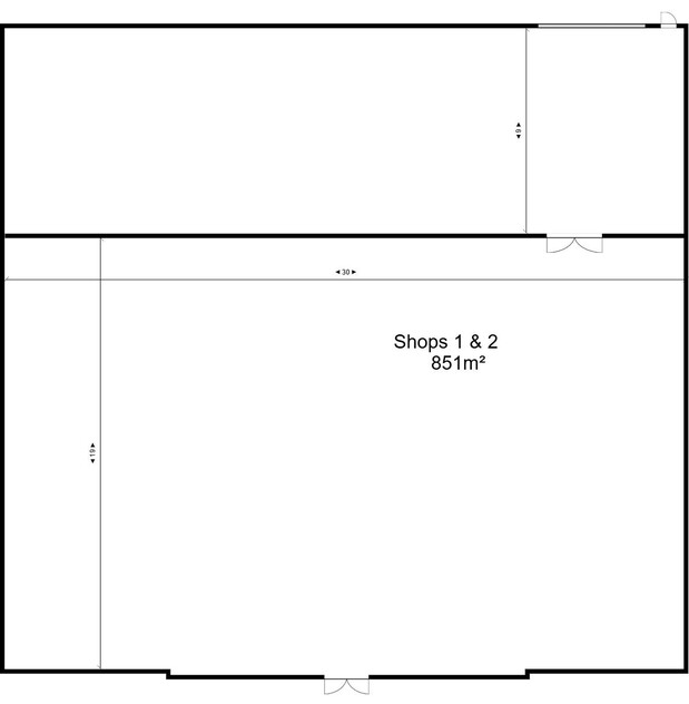 851m² Large Format Retail | Prime Highway Frontage in Bathurst’s Homemaker Precinct floor plan