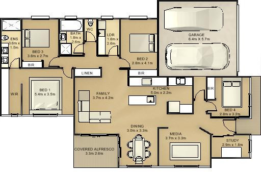 Near-New Designer Home on 878sqm with Solar Built Oct 2023 by GJ Gardner Homes floor plan