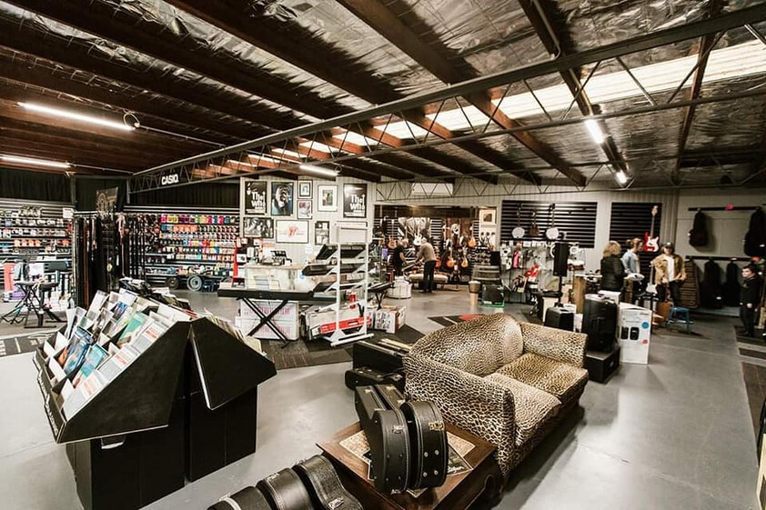 Retail music store and music school