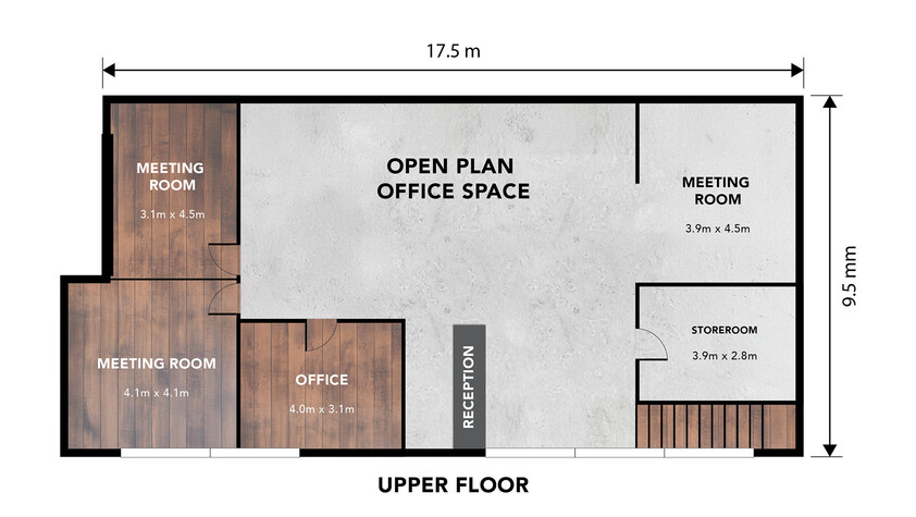 Commercial Office & Warehouse Opportunities | Lease Upstairs, Downstairs or Both floor plan