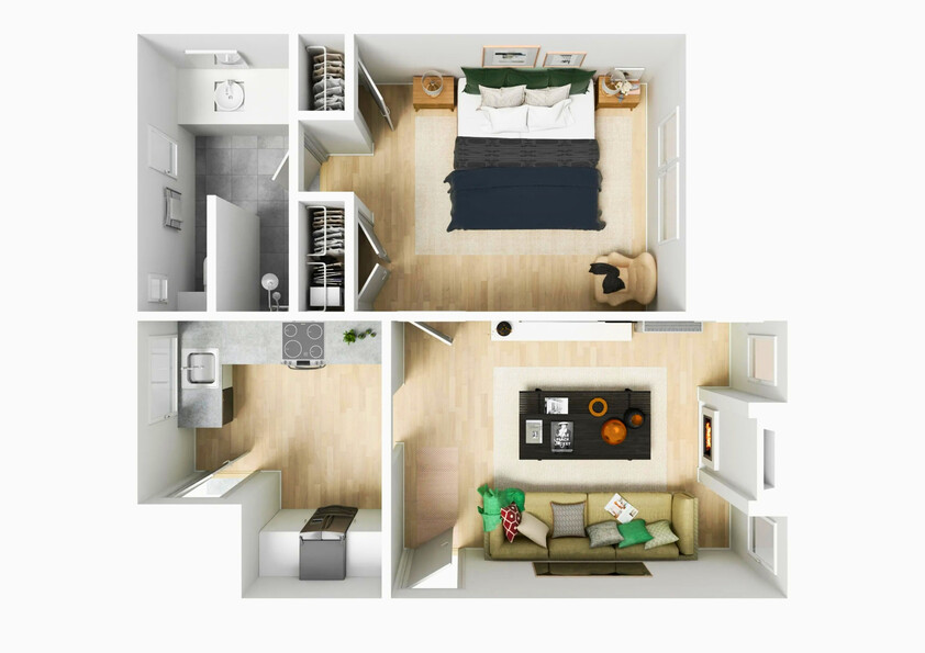 Exquisite Art Deco Apartment in Prime St Kilda Road Precinct floor plan