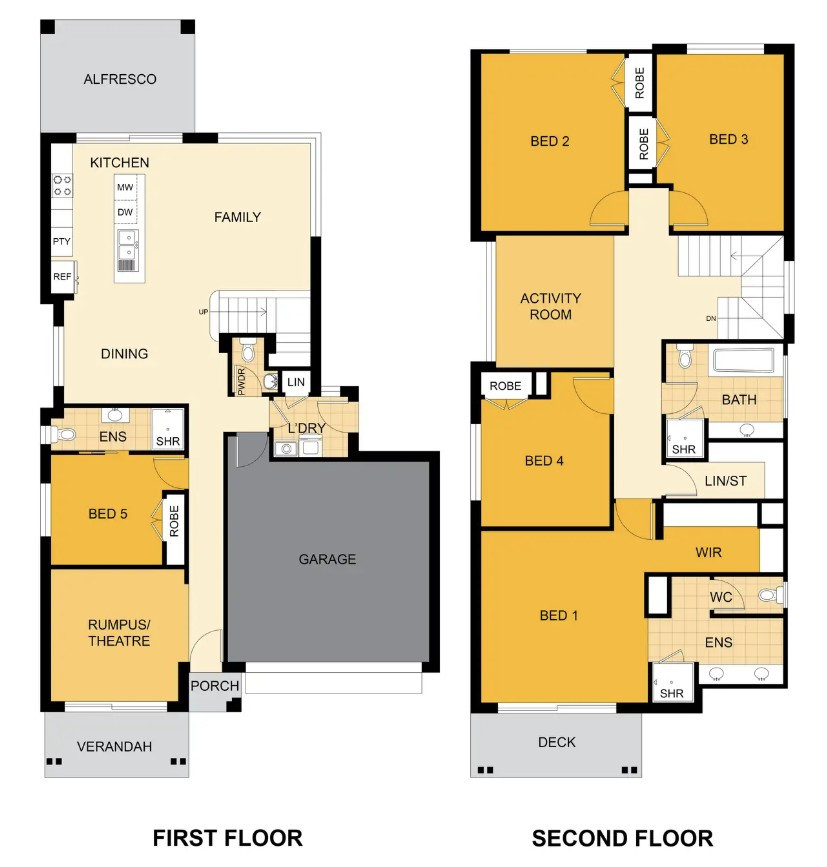 Spacious & Thoughtfully Designed 5 Bedroom Home floor plan