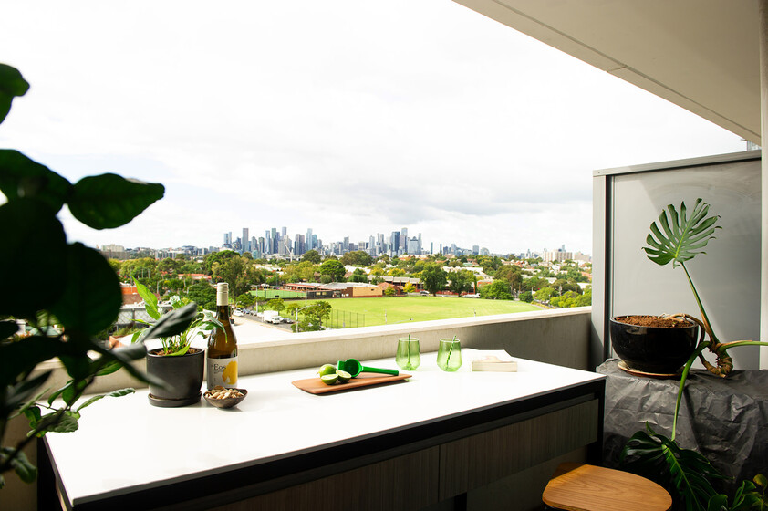 Light-Filled Apartment with City Views, Balcony & Secure Parking