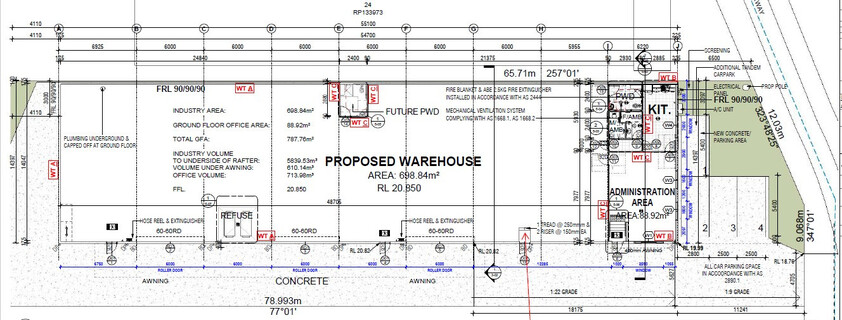 FOR LEASE - Brand New Industrial Facility Seventeen Mile Rocks floor plan