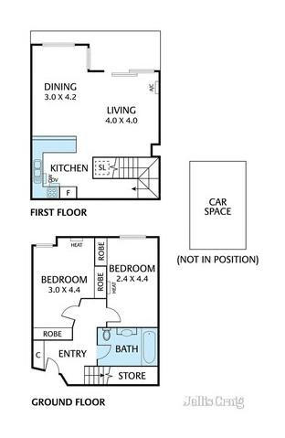 Furnished, spacious, comfortable, quiet Collingwood duplex - 3-8 WEEK FLEXIBLE LEASE floor plan