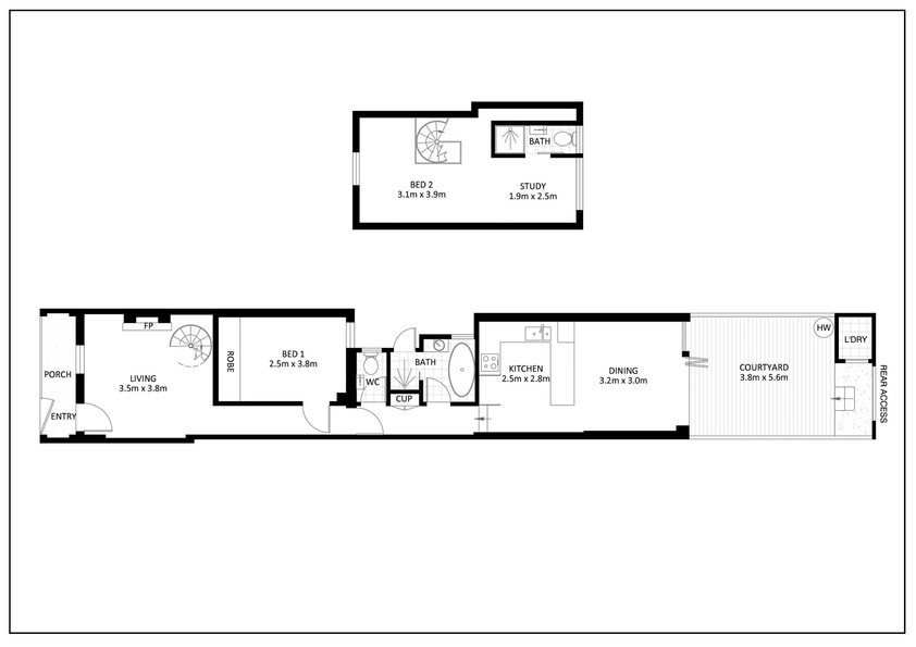 Beautifully renovated Redfern terrace with courtyard living