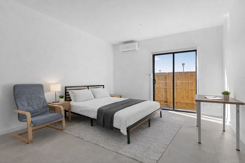 Brand New Designer Furnished Room with Private Ensuite and Courtyard - All Bills Included