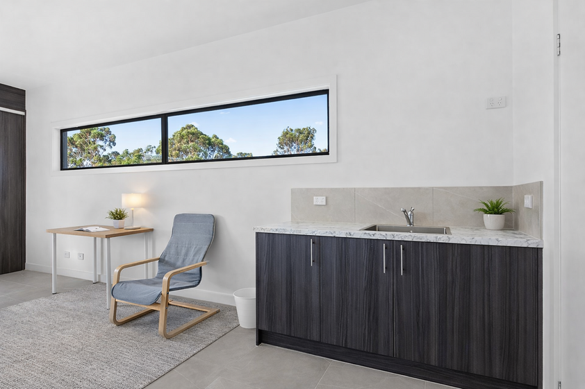 Brand New Designer Furnished Room with Private Ensuite and Courtyard - All Bills Included