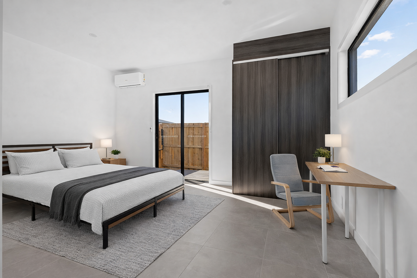 Brand New Designer Furnished Room with Private Ensuite and Courtyard - All Bills Included