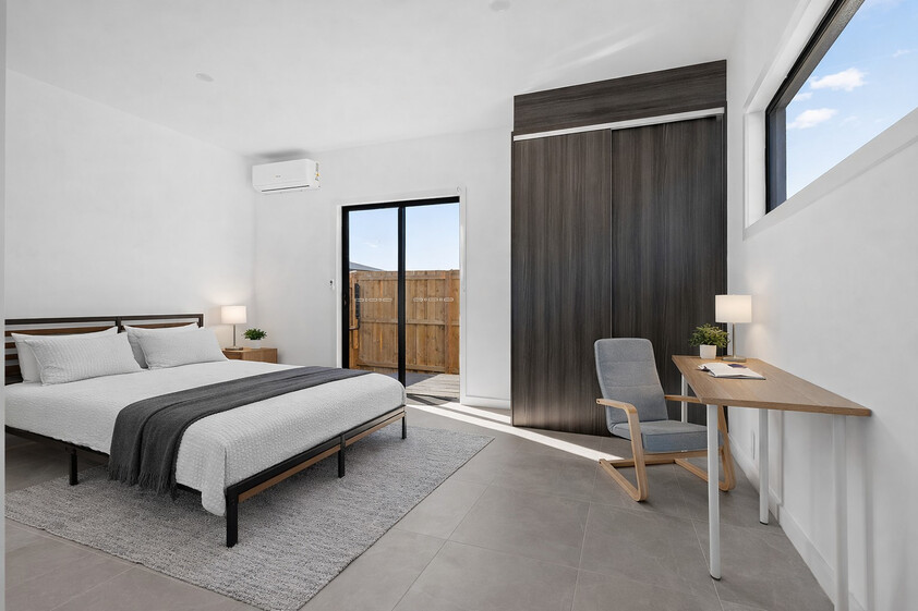 Brand New Designer Furnished Room with Private Ensuite and Courtyard - All Bills Included floor plan