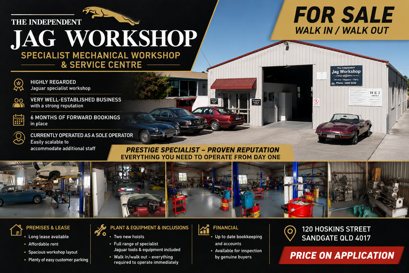 Prestige Automotive Workshop | Jaguar Specialist | Established Client Base WIWO