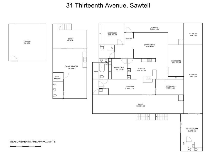 Sensational Sawtell Family Home floor plan