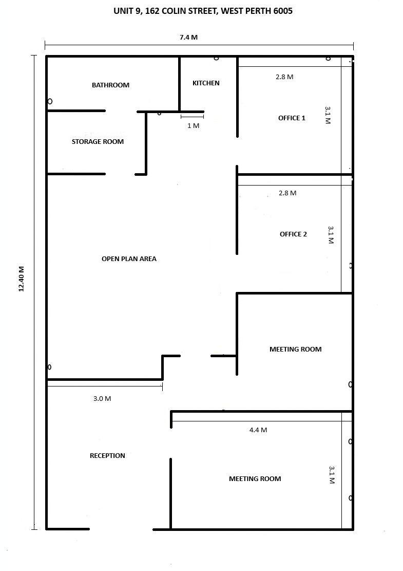 Office Lease Opportunity West Perth (Professional Suite) floor plan