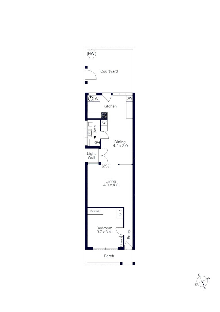 Charming Victorian Residence in Prime Albert Park Location / 3 month lease floor plan