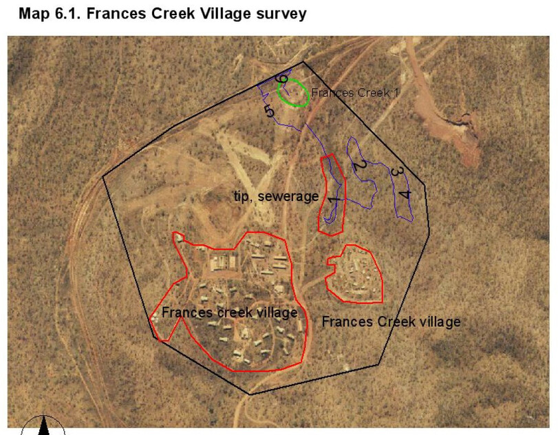 THE OLD FRANCES CREEK TOWN SHIP