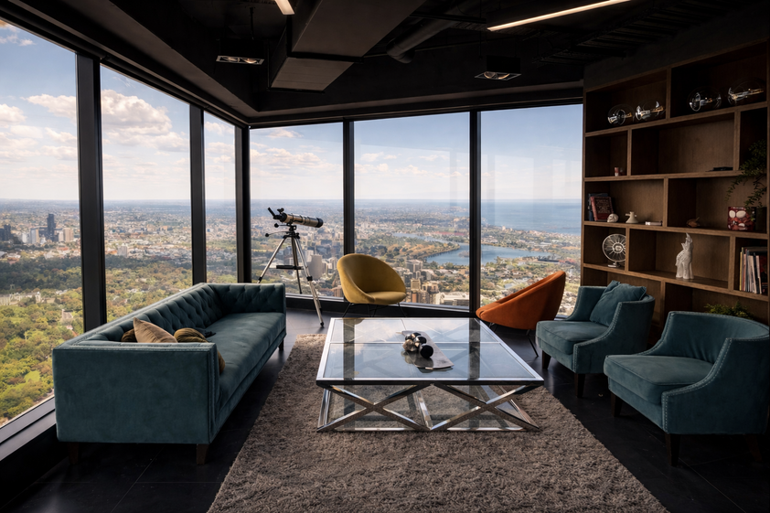 Entire Top Floor Sky Residence | 360° Views | Furnished Executive Lease | Melbourne’s Most Exclusive Offering