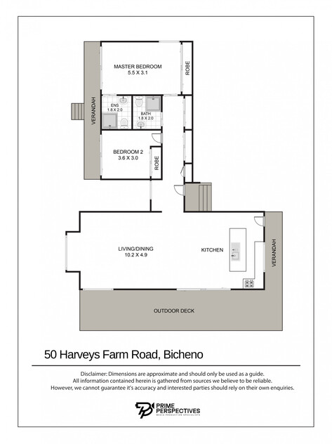 Bicheno Coastal Rural Accommodation Lifestyle floor plan