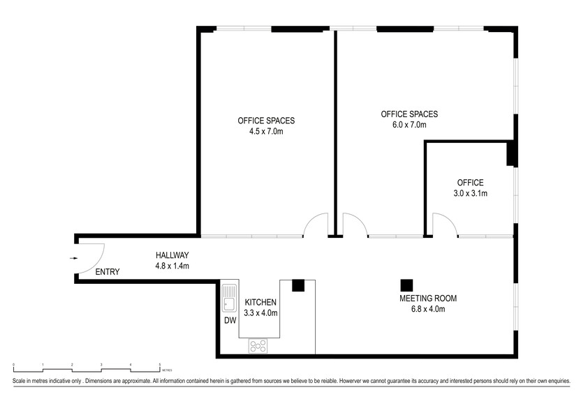 Newly Renovated Inner-City Office With Premium Fit-Out At Exceptional Value floor plan