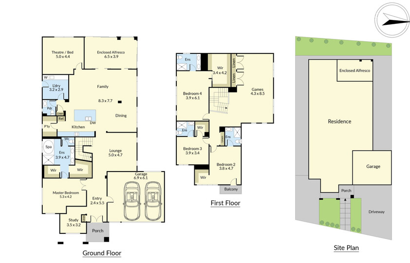 Grand Family Living with Space, Flexibility & Premium Finishes floor plan
