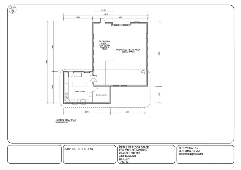 HERITAGE SEED BANK and OPEN GARDEN floor plan