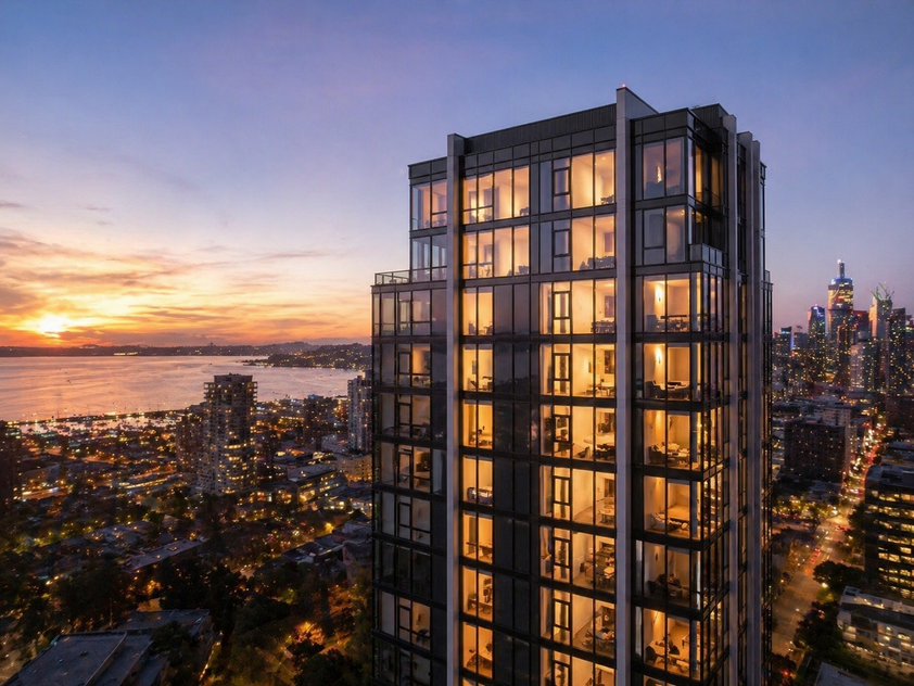 Luxury Furnished 2 Bed + Study Sky Residence | West Side Place