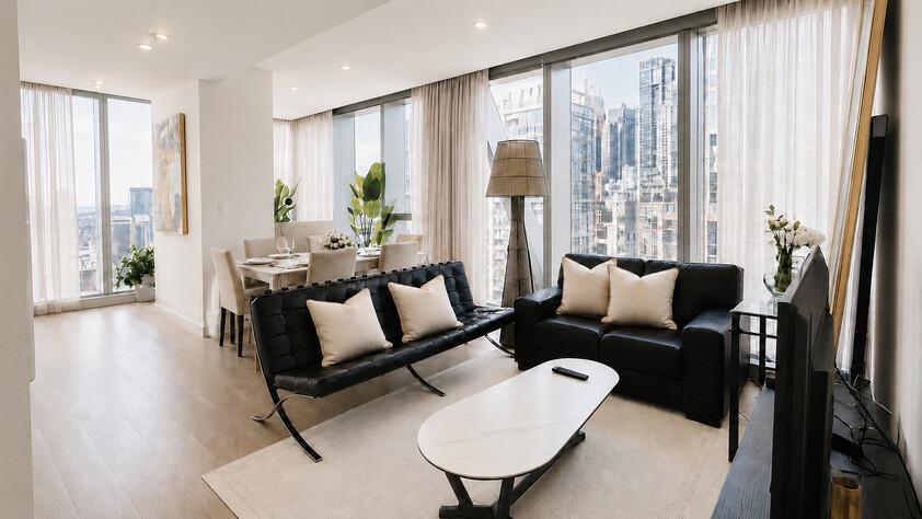 Luxury Furnished 2 Bed + Study Sky Residence | West Side Place