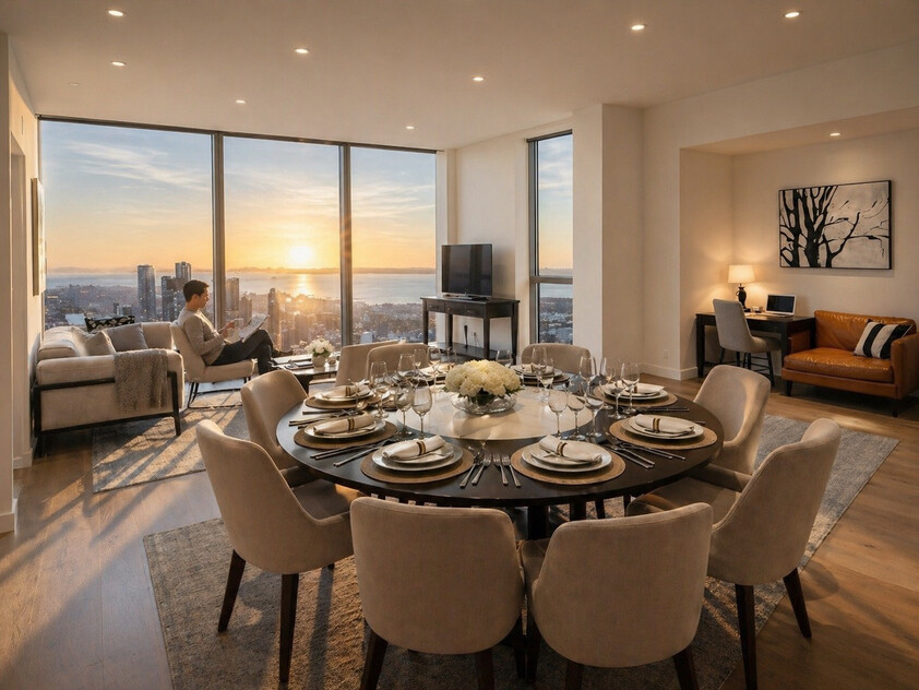 Furnished Sky High Residence | West Side Place CBD | Corporate, Executive & Relocation Stays